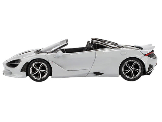 McLaren 750S Spider Cirrus Gray Limited Edition 1/64 Diecast Model Car by Mini GT Mini GT
