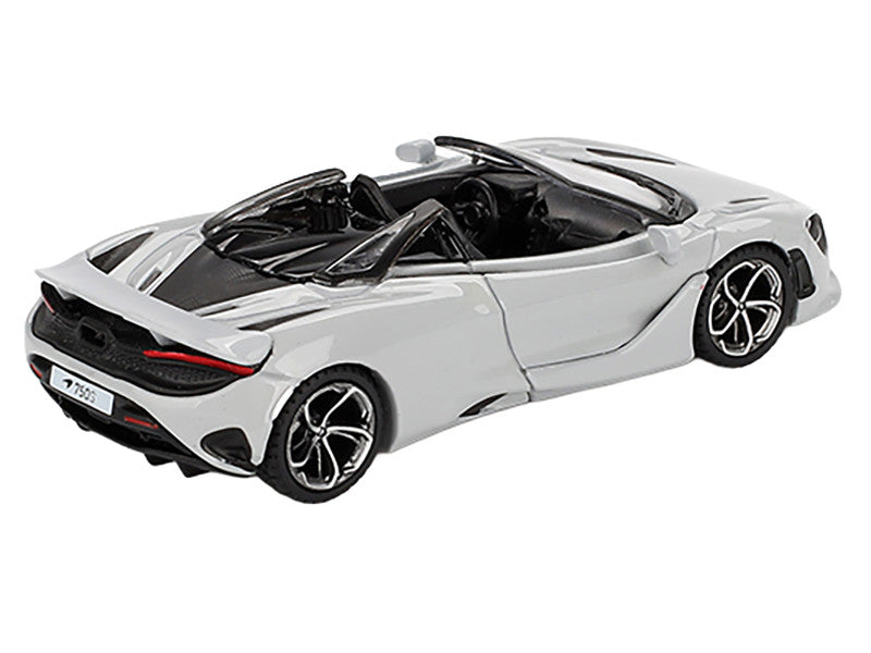 McLaren 750S Spider Cirrus Gray Limited Edition 1/64 Diecast Model Car by Mini GT Mini GT