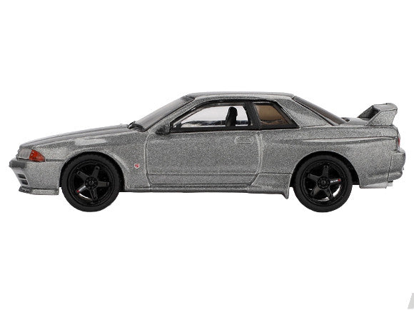 Nissan Skyline GT-R (NISMO BNR32 CRS Version) RHD (Right Hand Drive) Dark Metal Gray Metallic Limited Edition 1/64 Diecast Model Car by Mini GT Mini GT