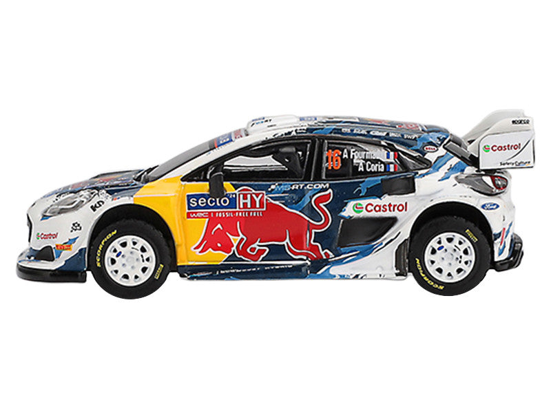 Ford Puma Rally1 #16 Adrien Fourmaux - Alexandre Coria "M-Sport Ford WRT" 3rd Place "Rally Finland" (2024) Limited Edition 1/64 Diecast Model Car by Mini GT Mini GT