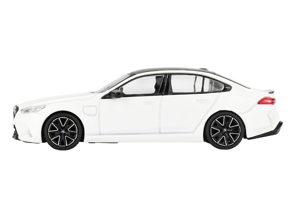BMW M5 Alpine White with Carbon Top Limited Edition 1/64 Diecast Model Car by Mini GT Mini GT