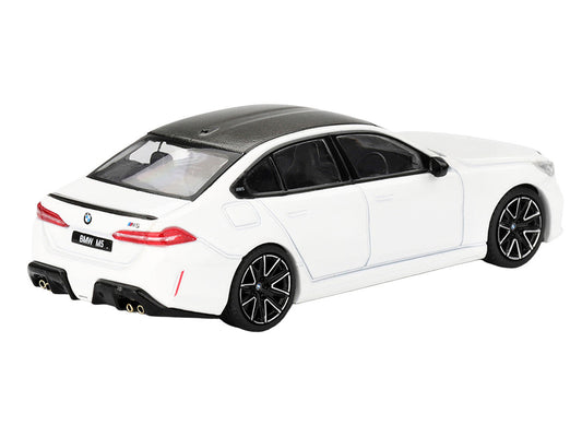 BMW M5 Alpine White with Carbon Top Limited Edition 1/64 Diecast Model Car by Mini GT Mini GT
