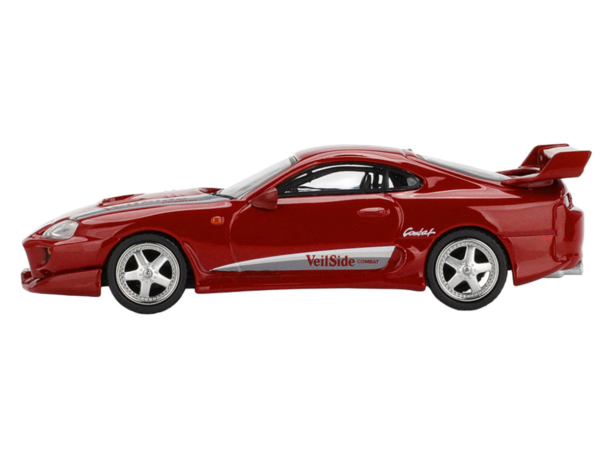 Toyota Supra "VeilSide Combat V-I" Red Limited Edition 1/64 Diecast Model Car by Mini GT Mini GT
