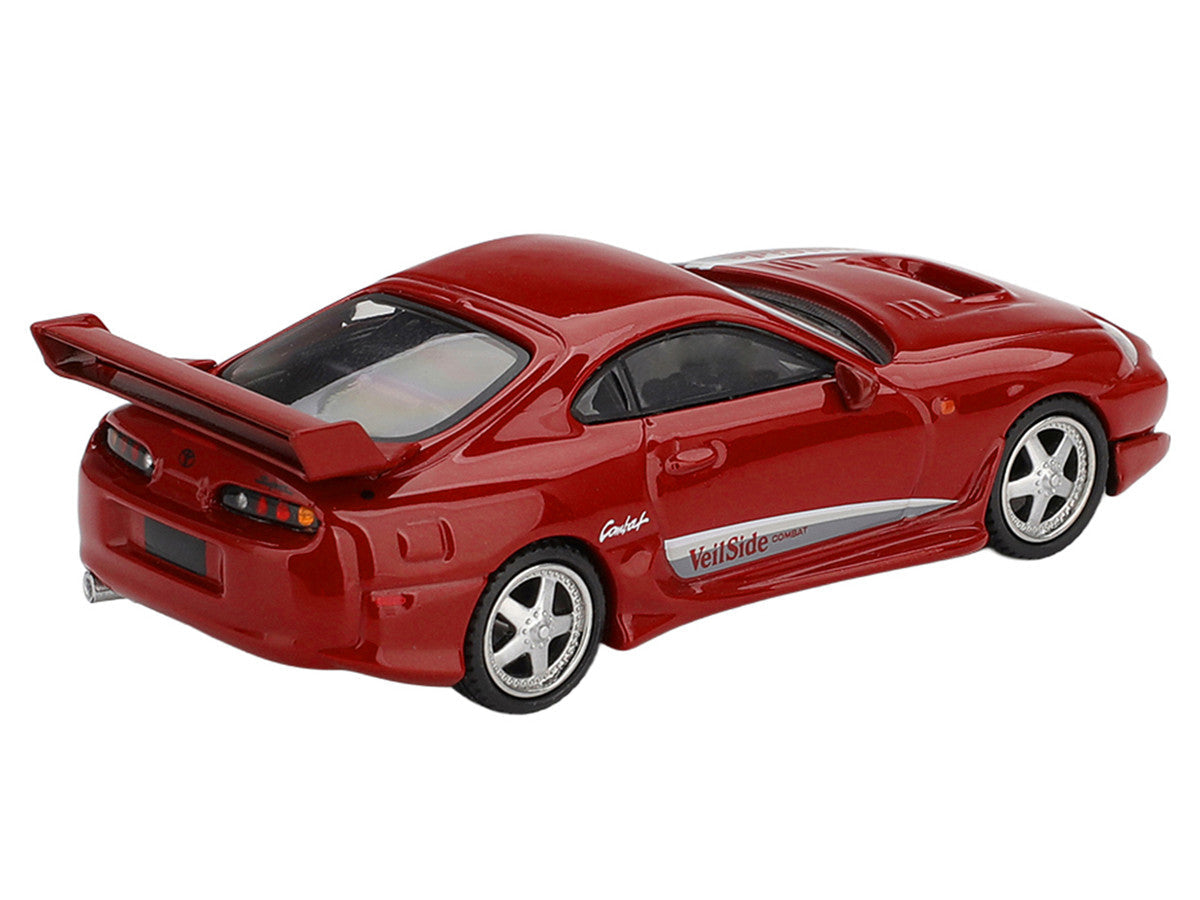 Toyota Supra "VeilSide Combat V-I" Red Limited Edition 1/64 Diecast Model Car by Mini GT Mini GT
