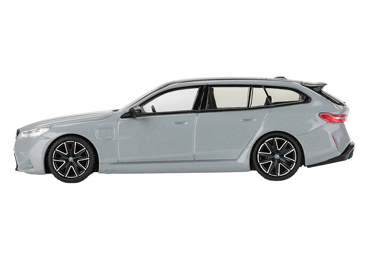 BMW M5 Touring Brooklyn Gray Metallic with Sunroof 1/64 Diecast Model Car by Mini GT-0