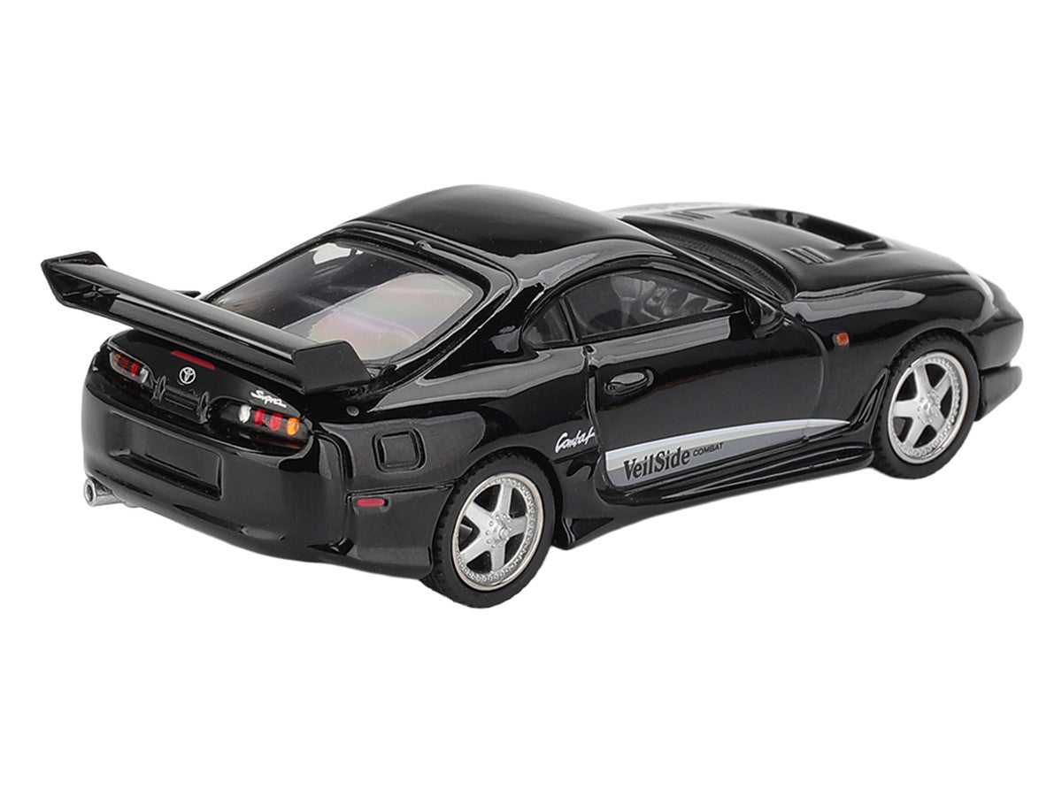 Toyota Supra "VeilSide Combat V-II" Black Limited Edition 1/64 Diecast Model Car by Mini GT Mini GT
