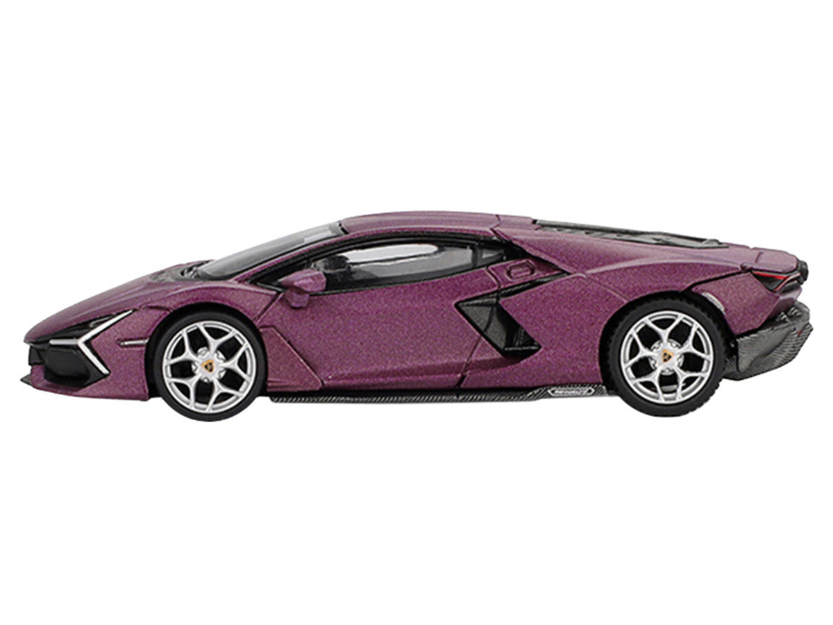 Lamborghini Revuelto Viola 30th Matt Purple Metallic Limited Edition 1/64 Diecast Model Car by Mini GT Mini GT