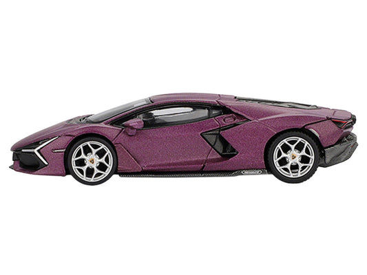 Lamborghini Revuelto Viola 30th Matt Purple Metallic Limited Edition 1/64 Diecast Model Car by Mini GT Mini GT