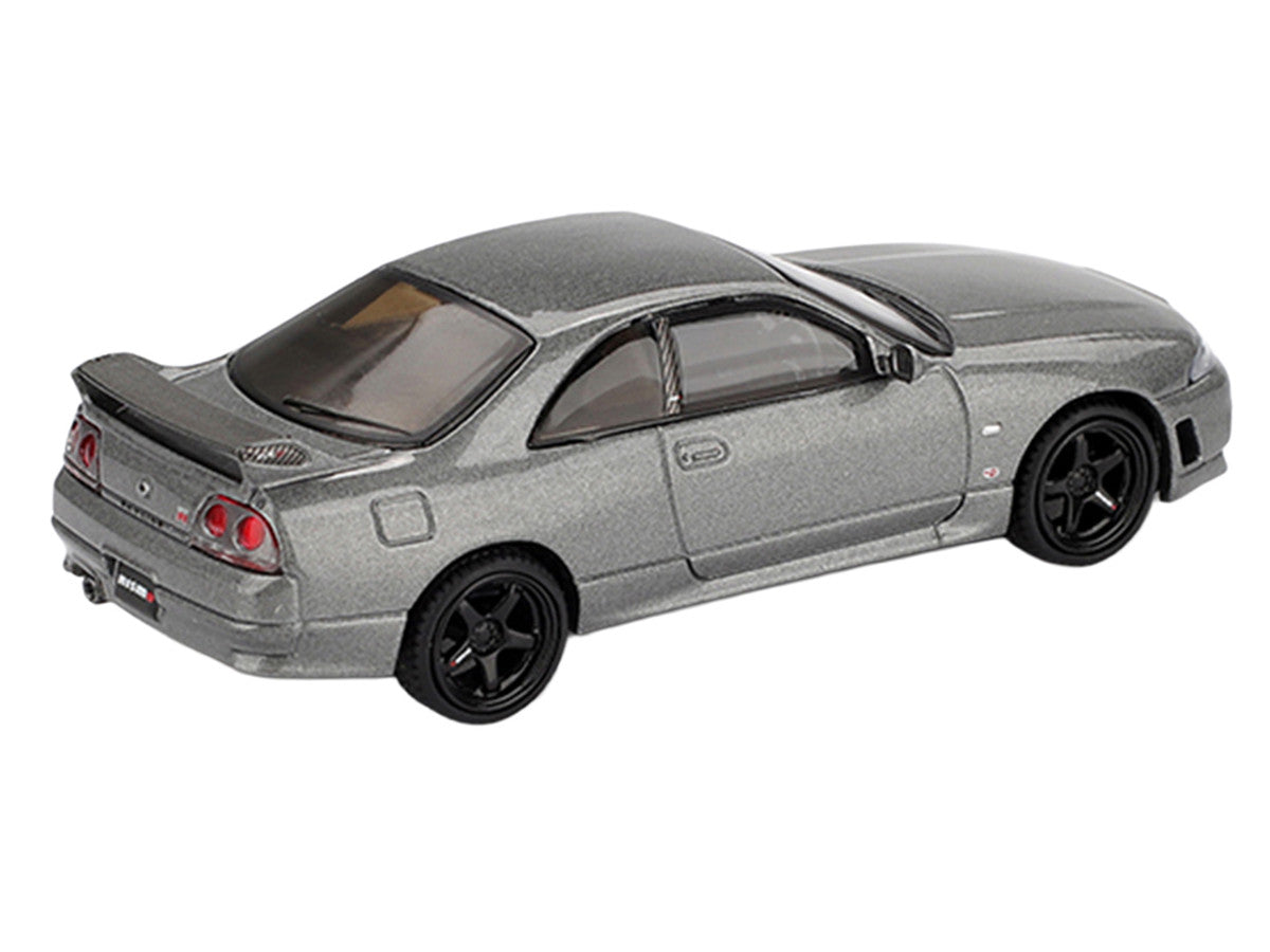 Nissan Skyline GT-R (NISMO BCNR33 CRS Version) RHD (Right Hand Drive) Dark Metal Gray Metallic Limited Edition 1/64 Diecast Model Car by Mini GT Mini GT