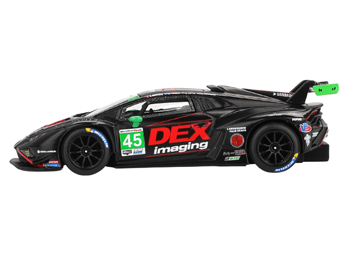 Lamborghini Huracan GT3 EVO2 #45 Graham Doyle - Danny Formal - Ashton Harrison - Kyle Marcelli "DEX Imaging" IMSA "24 Hours of Daytona" (2024) Limited Edition 1/64 Diecast Model Car by Mini GT Mini GT