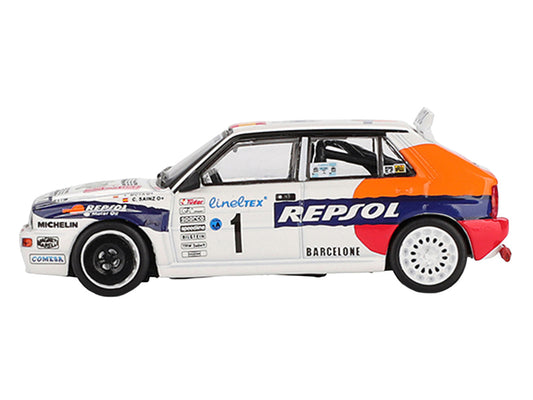 Lancia Delta HF Integrale Evoluzione #1 Carlos Sainz - Luis Moya "Rallye Monte-Carlo" (1993) Limited Edition 1/64 Diecast Model Car by Mini GT-0