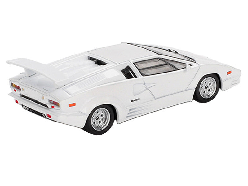 Lamborghini Countach "25th Anniversary" White Limited Edition 1/64 Diecast Model Car by Mini GT-2