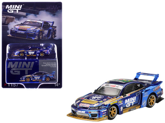 Nissan Silvia (S15) LB-Super Silhouette RHD (Right Hand Drive) #555 Yukio Fausto "Team MINI GT Liberty Walk" "Formula Drift Japan" (2025) Limited Edition 1/64 Diecast Model Car by Mini GT Mini GT