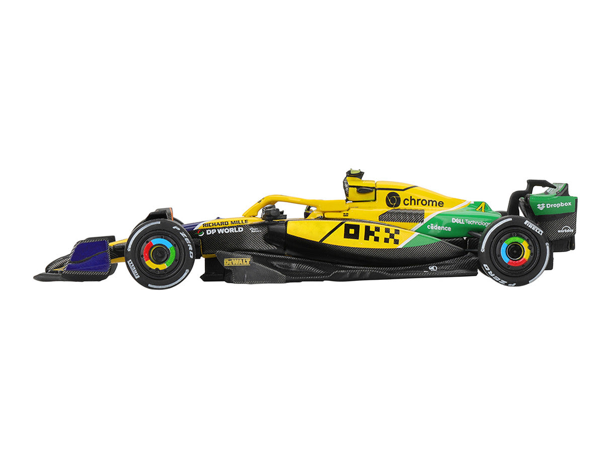 McLaren MCL38 #4 Lando Norris Formula One F1 "Monaco GP" (2024) Limited Edition 1/64 Diecast Model Car by Mini GT Mini GT