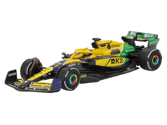 McLaren MCL38 #81 Oscar Piastri 2nd Place Formula One F1 "Monaco GP" (2024) Limited Edition 1/64 Diecast Model Car by Mini GT Mini GT