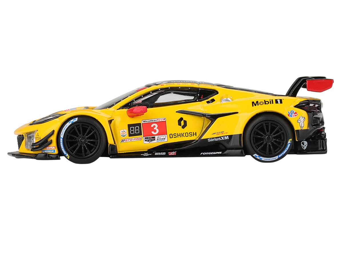 Chevrolet Corvette Z06 GT3.R #3 Antonio Garcia - Daniel Juncadella - Alexander Sims "Corvette Racing by Pratt Miller Motorsports" GTD Pro Class 2nd Place IMSA "24 Hours of Daytona" (2025) Limited Edition 1/64 Die Cast Model Car by Mini GT Mini GT
