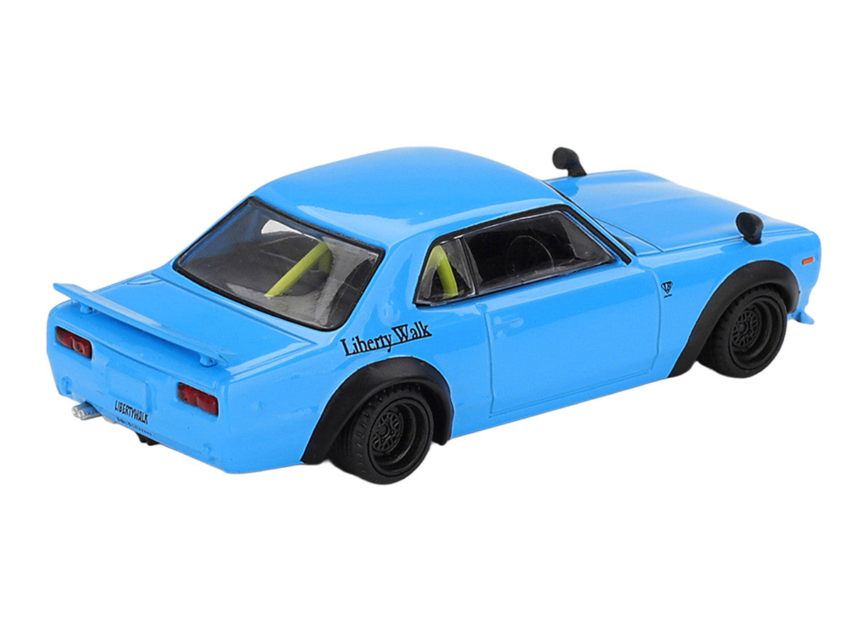 Nissan LB-Works Hakosuka RHD (Right Hand Drive) Baby Blue Limited Edition 1/64 Diecast Model Car by Mini GT Mini GT