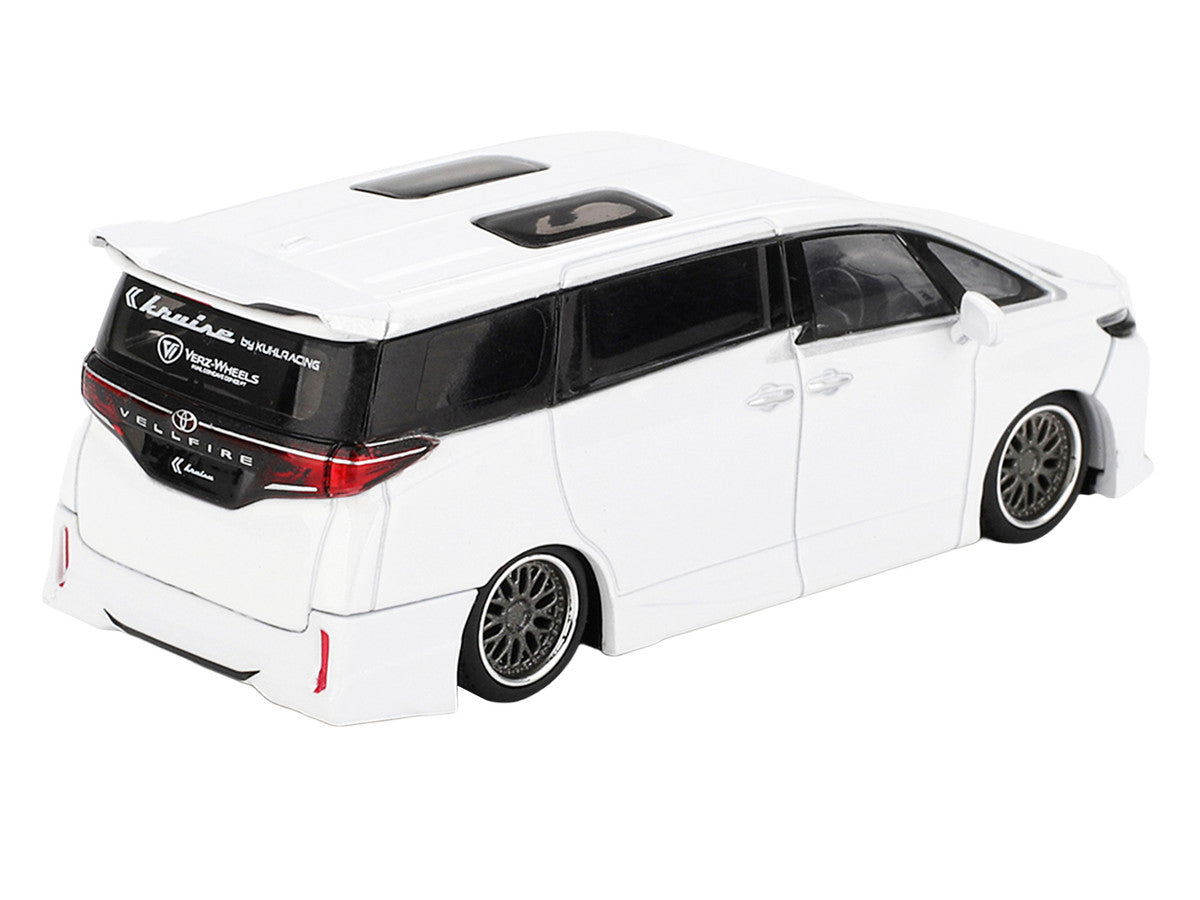 Toyota Vellfire 40 KUHL Van White Metallic Limited Edition 1/64 Die Cast Model Car by Mini GT Mini GT