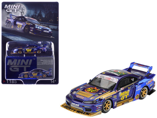 Nissan Silvia (S15) LB-Super Silhouette RHD (Right Hand Drive) #555 Yukio Fausto "Team MINI GT Liberty Walk" Halloween Special "Formula Drift Japan" (2025) Limited Edition 1/64 Diecast Model Car by Mini GT Mini GT