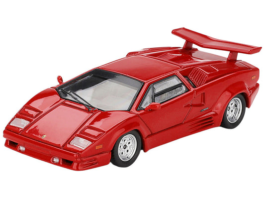Lamborghini Countach "25th Anniversary" Red Limited Edition 1/64 Diecast Model Car by Mini GT Mini GT