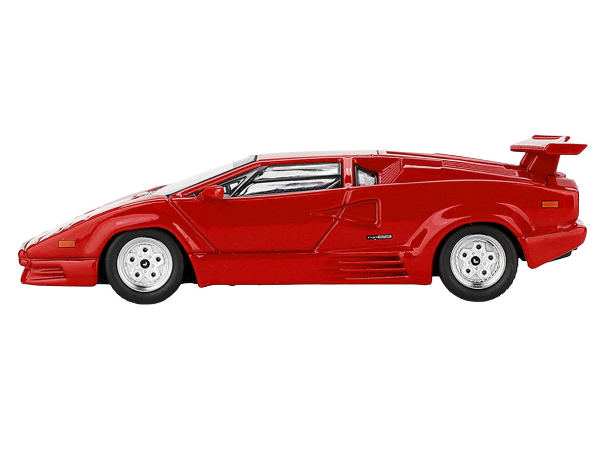 Lamborghini Countach "25th Anniversary" Red Limited Edition 1/64 Diecast Model Car by Mini GT Mini GT