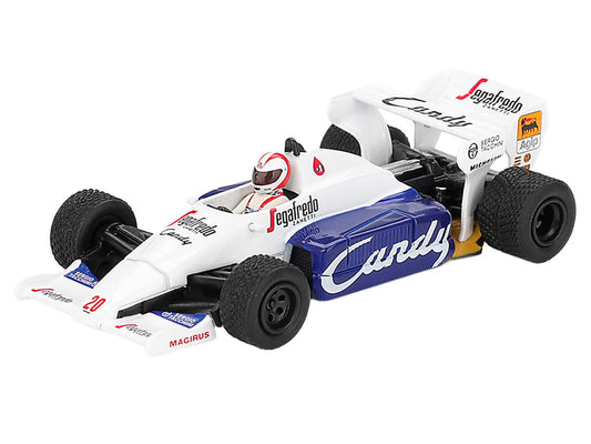 Toleman TG184 #20 Johnny Cecotto Formula One F1 "Monaco GP" (1984) with Driver Figure Limited Edition 1/64 Diecast Model Car by Mini GT Mini GT