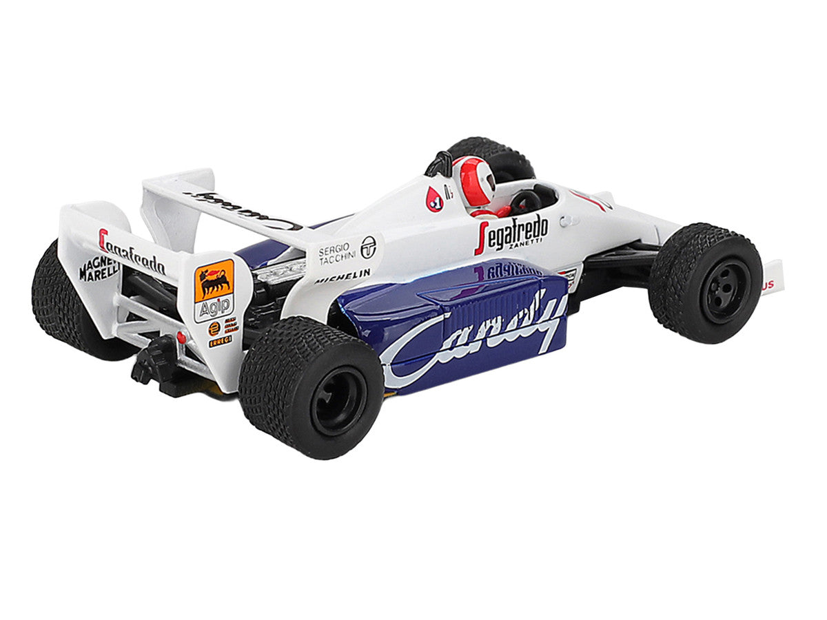 Toleman TG184 #20 Johnny Cecotto Formula One F1 "Monaco GP" (1984) with Driver Figure Limited Edition 1/64 Diecast Model Car by Mini GT Mini GT