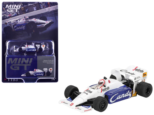 Toleman TG184 #20 Johnny Cecotto Formula One F1 "Monaco GP" (1984) with Driver Figure Limited Edition 1/64 Diecast Model Car by Mini GT Mini GT