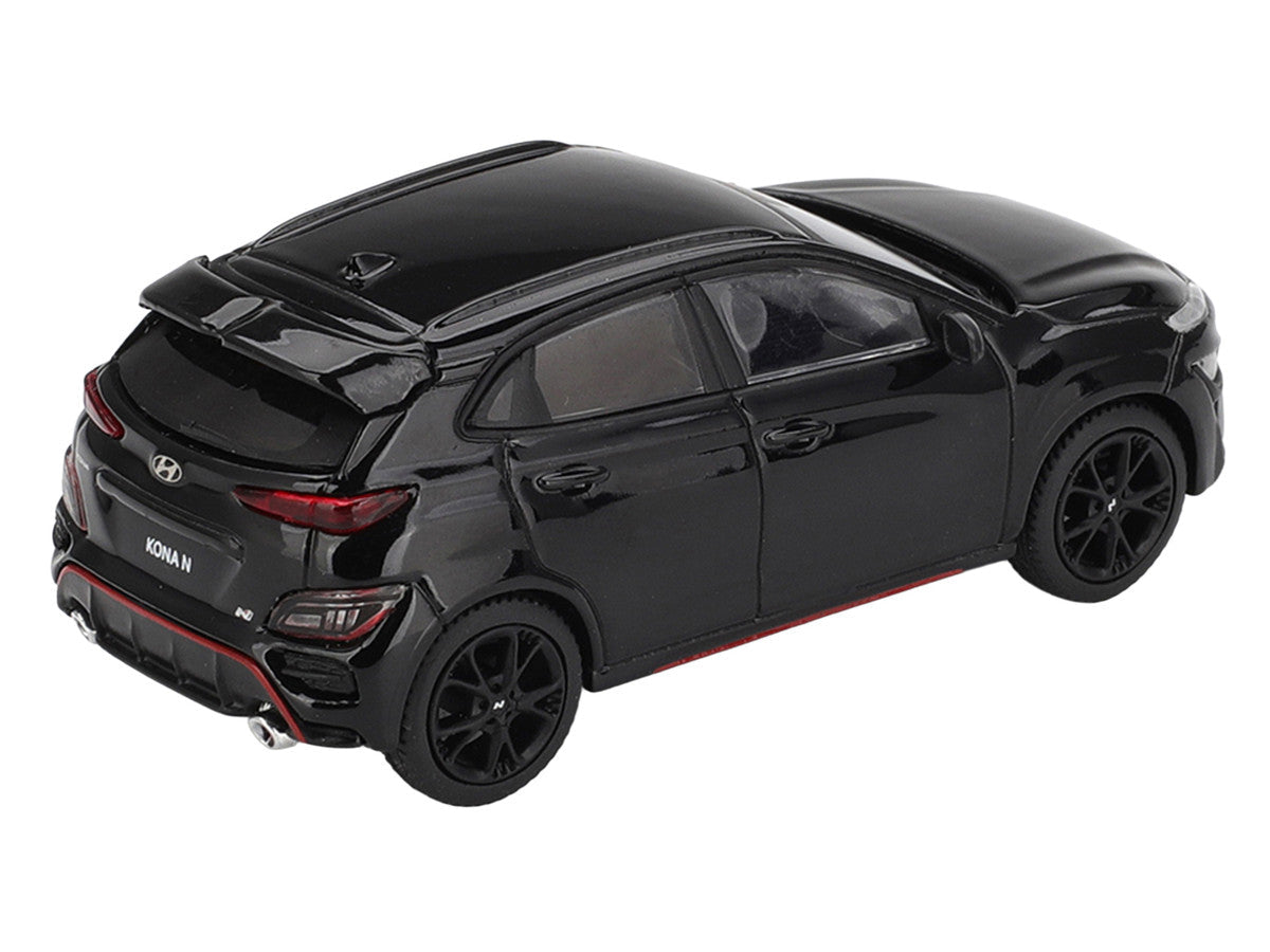 Hyundai Kona N Phantom Black Limited Edition 1/64 Diecast Model Car by Mini GT Mini GT
