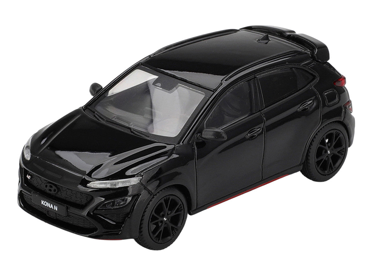 Hyundai Kona N Phantom Black Limited Edition 1/64 Diecast Model Car by Mini GT Mini GT