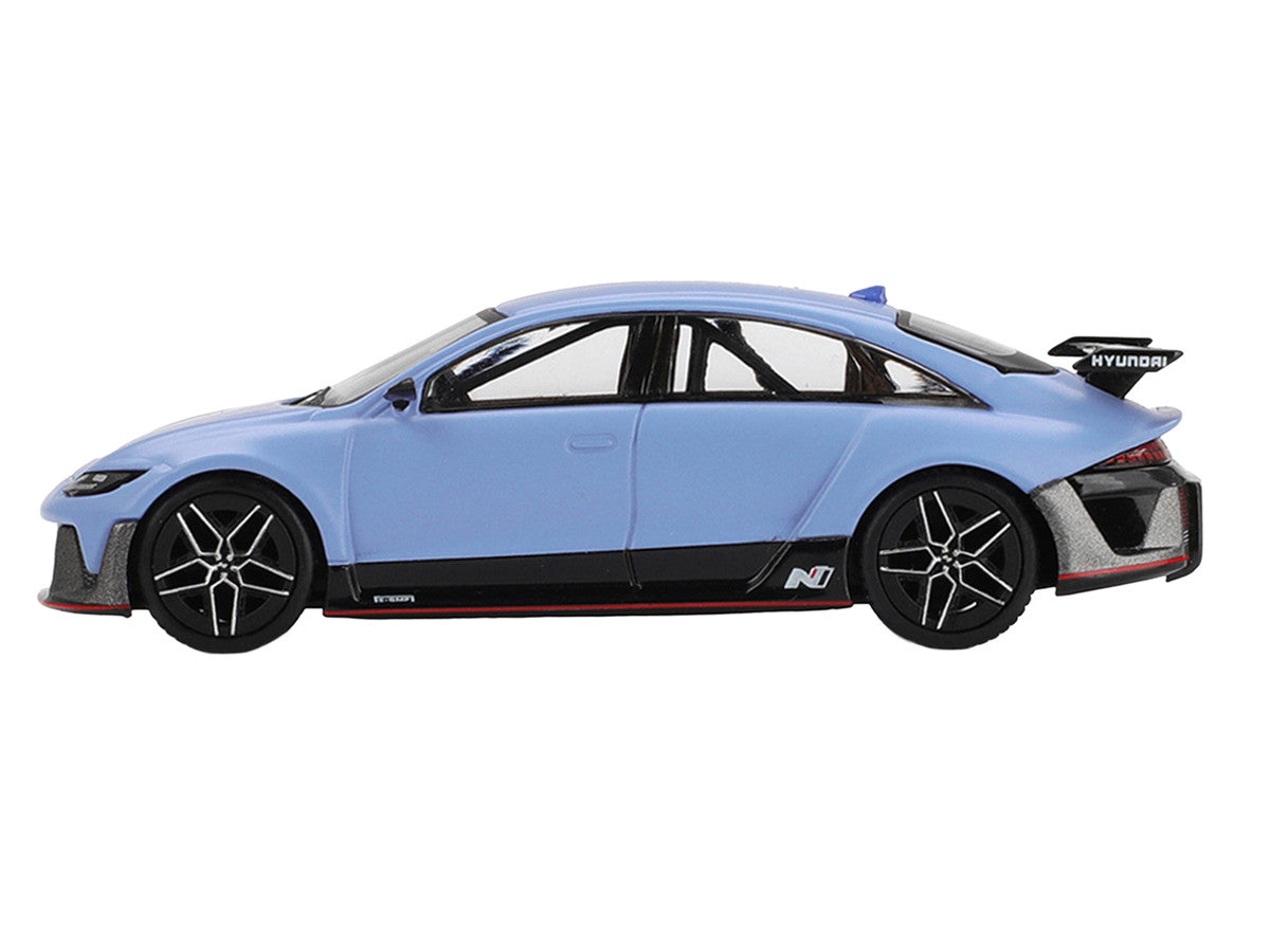 Hyundai RN22e (VP1) Light Blue with Blue Stripe Limited Edition 1/64 Diecast Model Car by Mini GT Mini GT