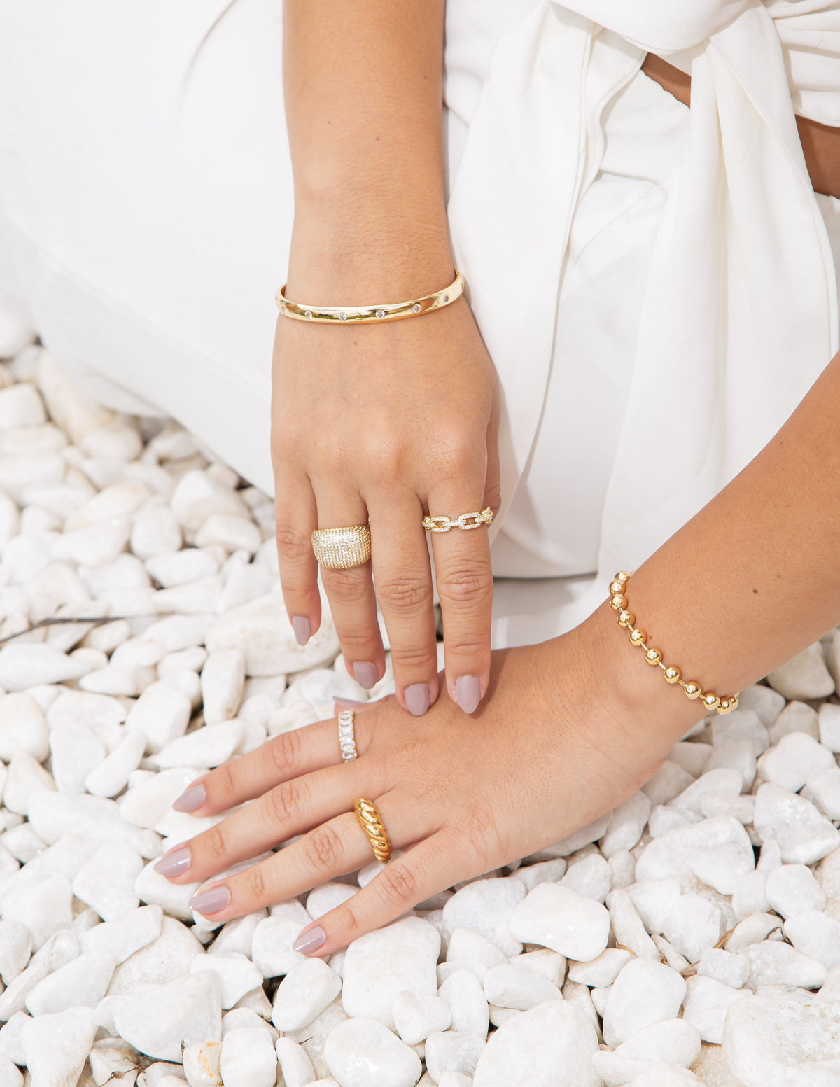 CZ Dome Ring (D124) MIA Jewelry