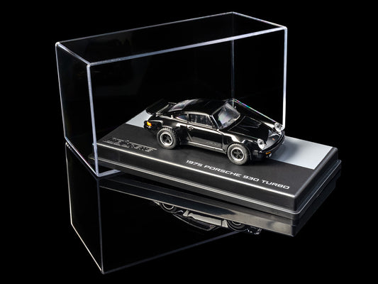 1975 Porsche 930 Turbo Black "Collection" Series 1/64 Diecast Model Car by Majorette-1