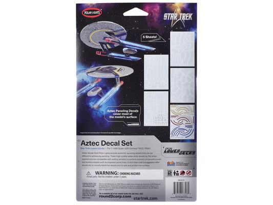 USS Cerritos NCC-75567 Aztec Decal Set "Star Trek: Lower Decks" (2020-2024) TV Series 1/1400 Scale by Polar Lights Polar Lights