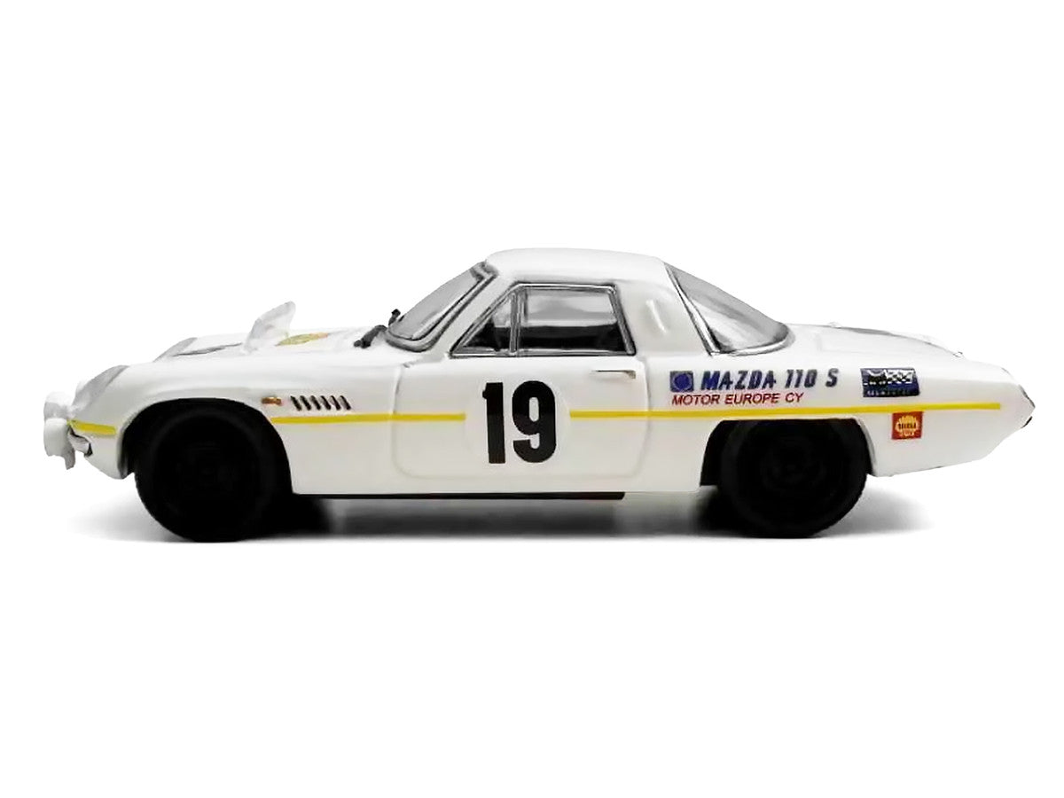 Mazda 110 S Cosmo Sports RHD (Right Hand Drive) #19 "Marathon de la Route" (1968) 1/64 Diecast Model Car by Model Model Model Model