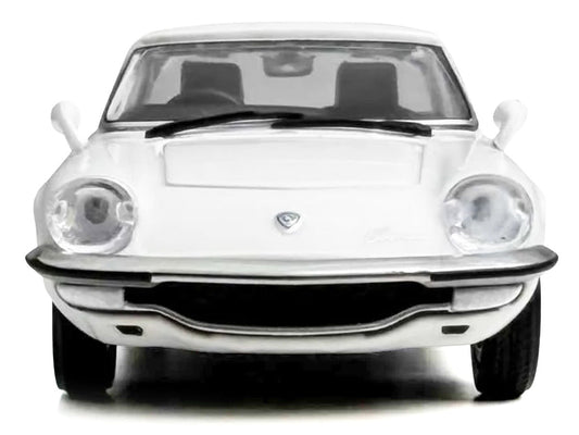 1968 Mazda 110 S Cosmo Sport RHD (Right Hand Drive) White 1/64 Diecast Model Car by Model Model Model Model