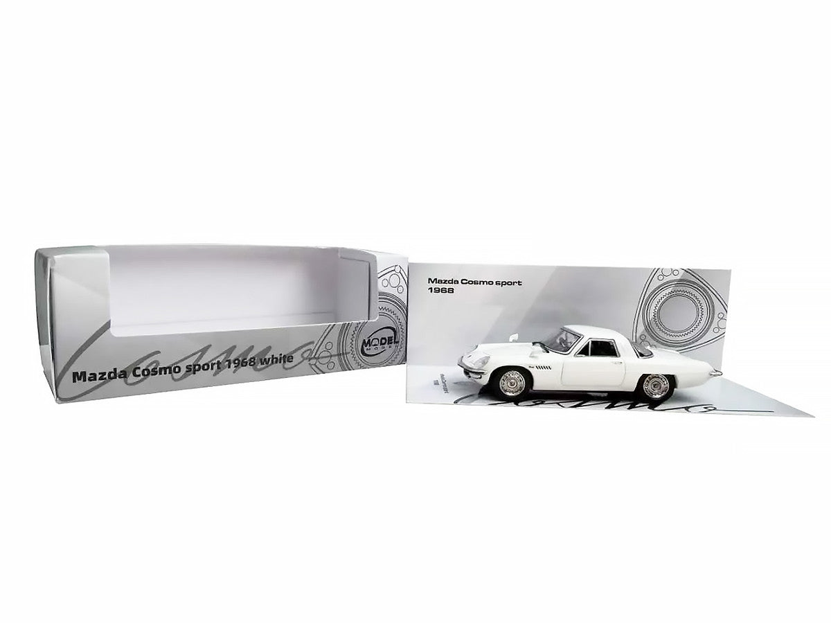 1968 Mazda 110 S Cosmo Sport RHD (Right Hand Drive) White 1/64 Diecast Model Car by Model Model Model Model