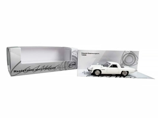 1968 Mazda 110 S Cosmo Sport RHD (Right Hand Drive) White 1/64 Diecast Model Car by Model Model Model Model