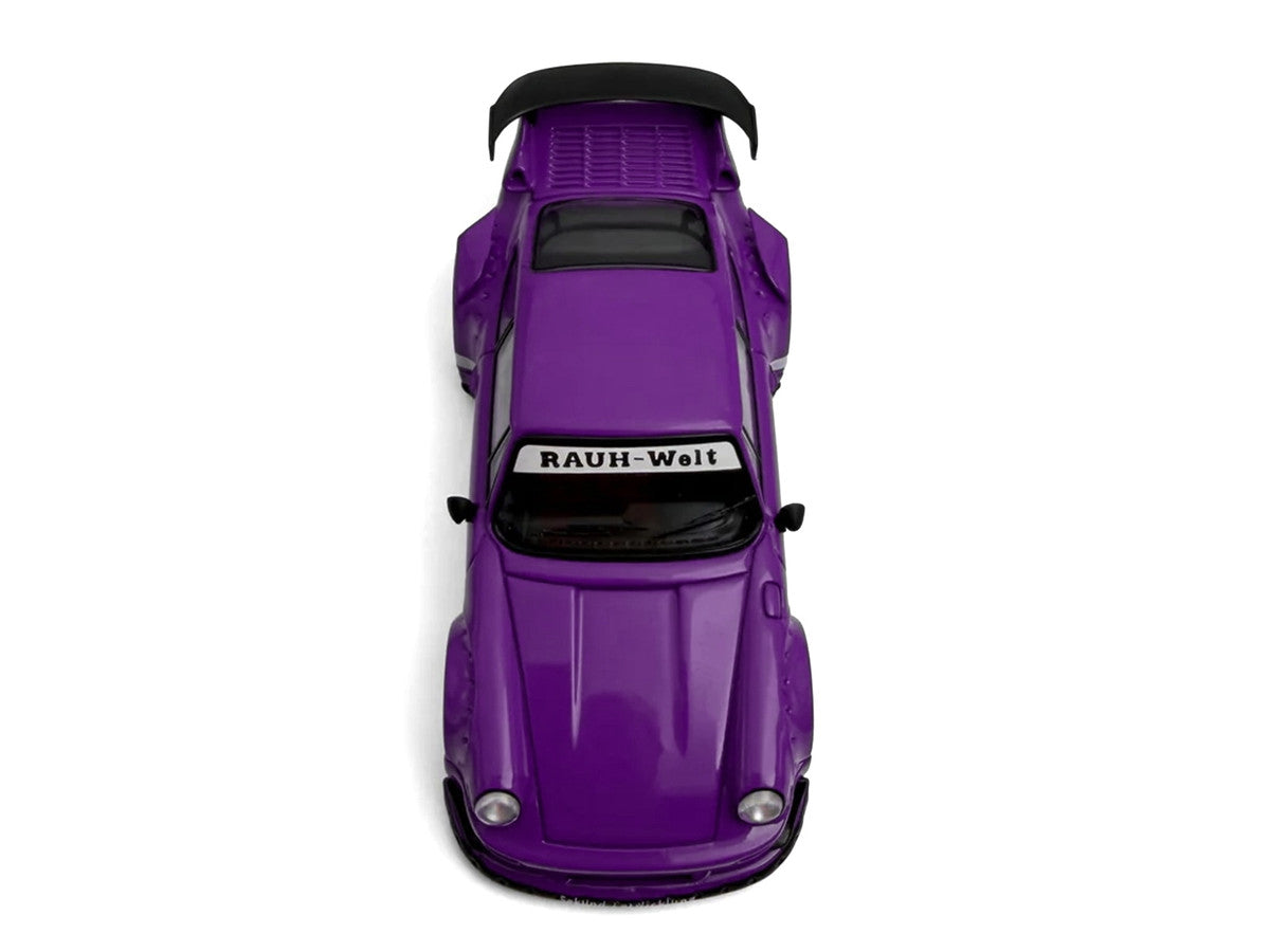 RWB 930 Purple with White Stripes 1/64 Diecast Model Car by Model Model Model Model