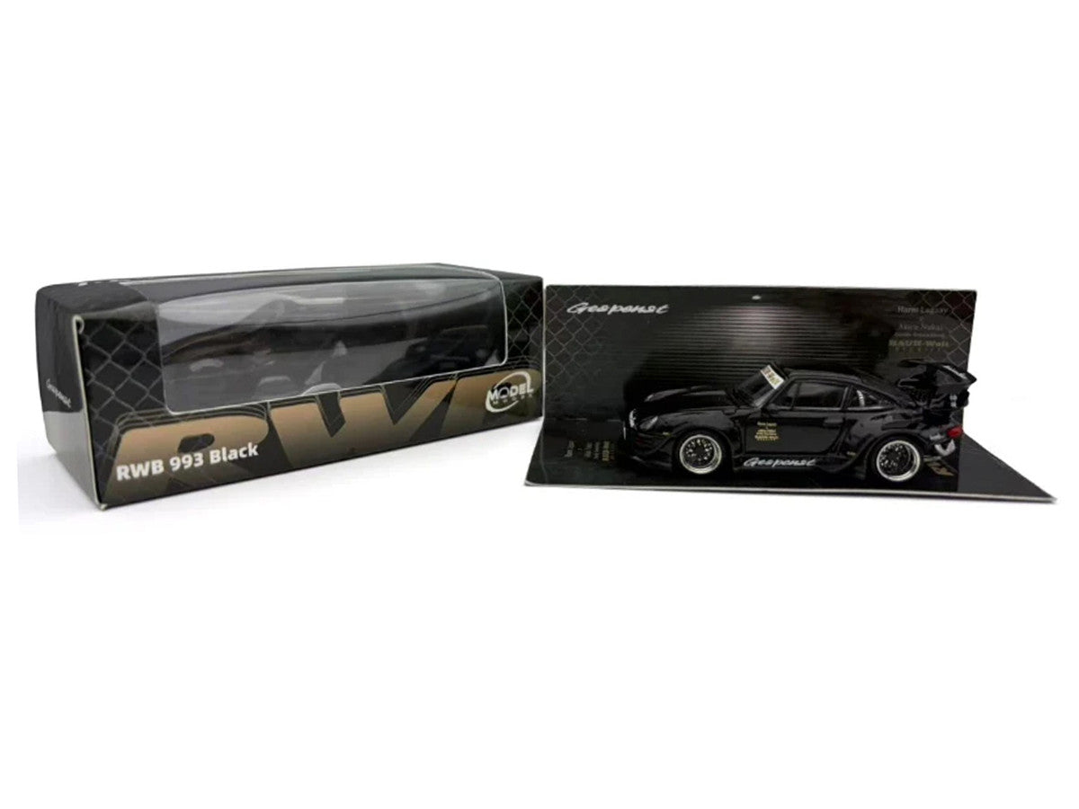 RWB 993 "Gespenst" Black 1/64 Diecast Model Car by Model Model Model Model