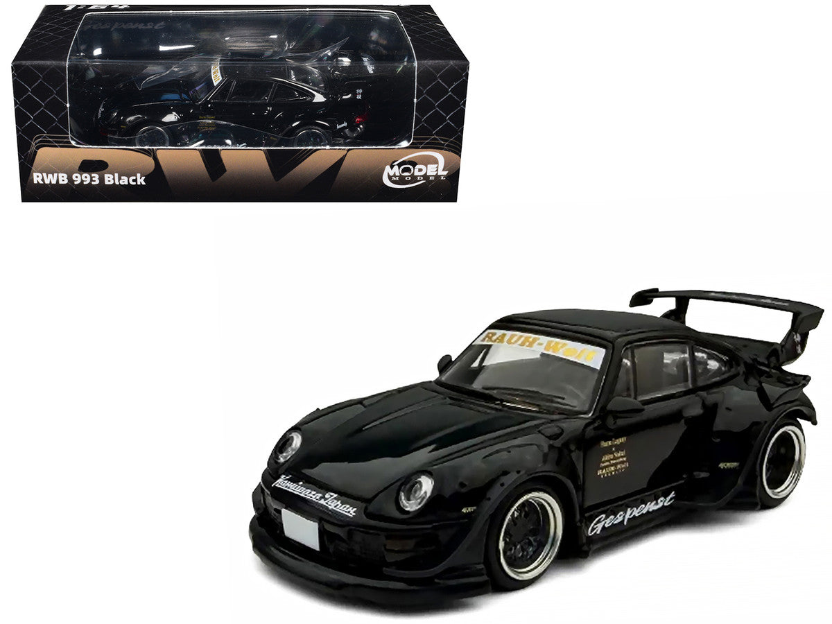 RWB 993 "Gespenst" Black 1/64 Diecast Model Car by Model Model Model Model