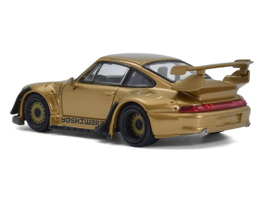 RWB 993 "Yoshiwara" Gold Metallic 1/64 Diecast Model Car by Model Model-1