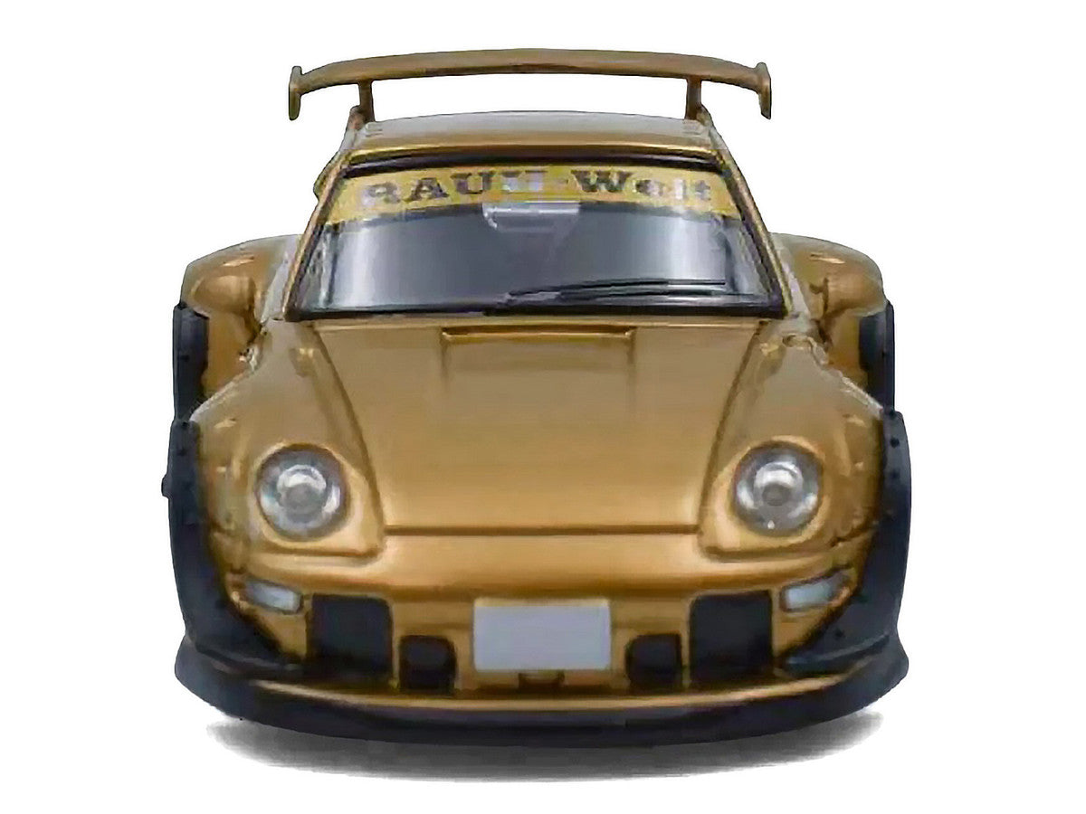 RWB 993 "Yoshiwara" Gold Metallic 1/64 Diecast Model Car by Model Model-2