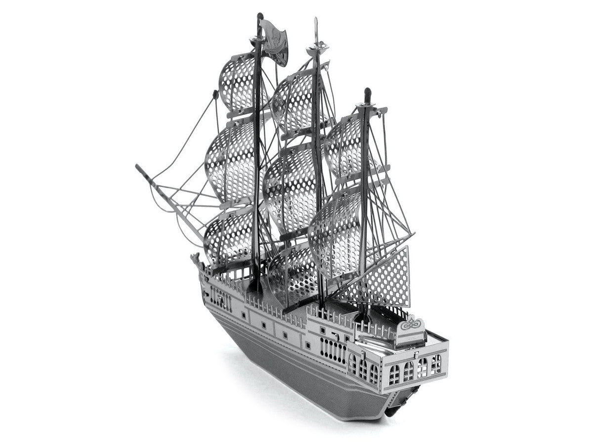 Model Kit Black Pearl Ship (Moderate Difficulty) Steel Model by Metal Earth-3