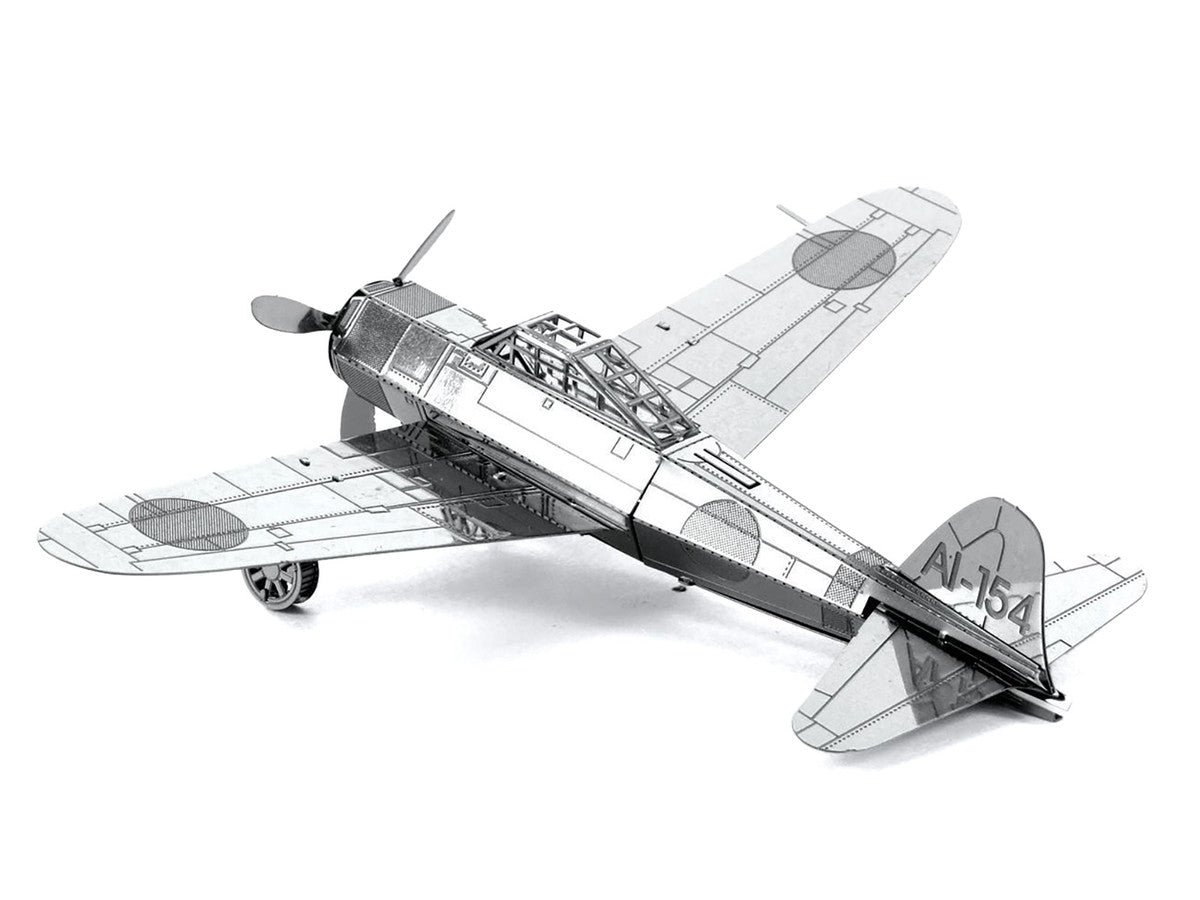 Model Kit Mitsubishi Zero Fighter Aircraft "Imperial Japanese Navy Air Service" (Moderate Difficulty) Steel Model by Metal Earth-2