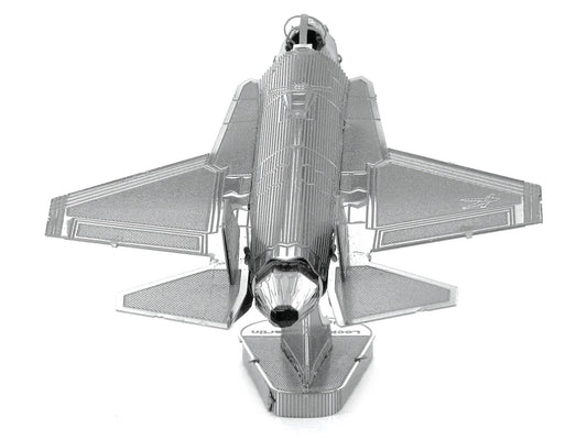 Model Kit Lockheed Martin F-35 Lightning II Aircraft (Moderate Difficulty) Steel Model by Metal Earth-1