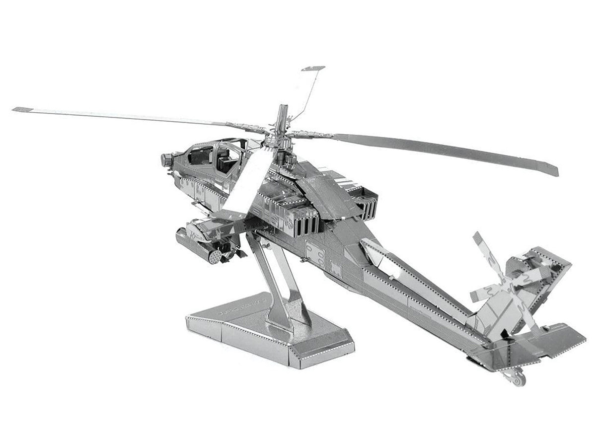 Model Kit Boeing AH-64 Apache Attack Helicopter (Moderate Difficulty) Steel Model by Metal Earth-3