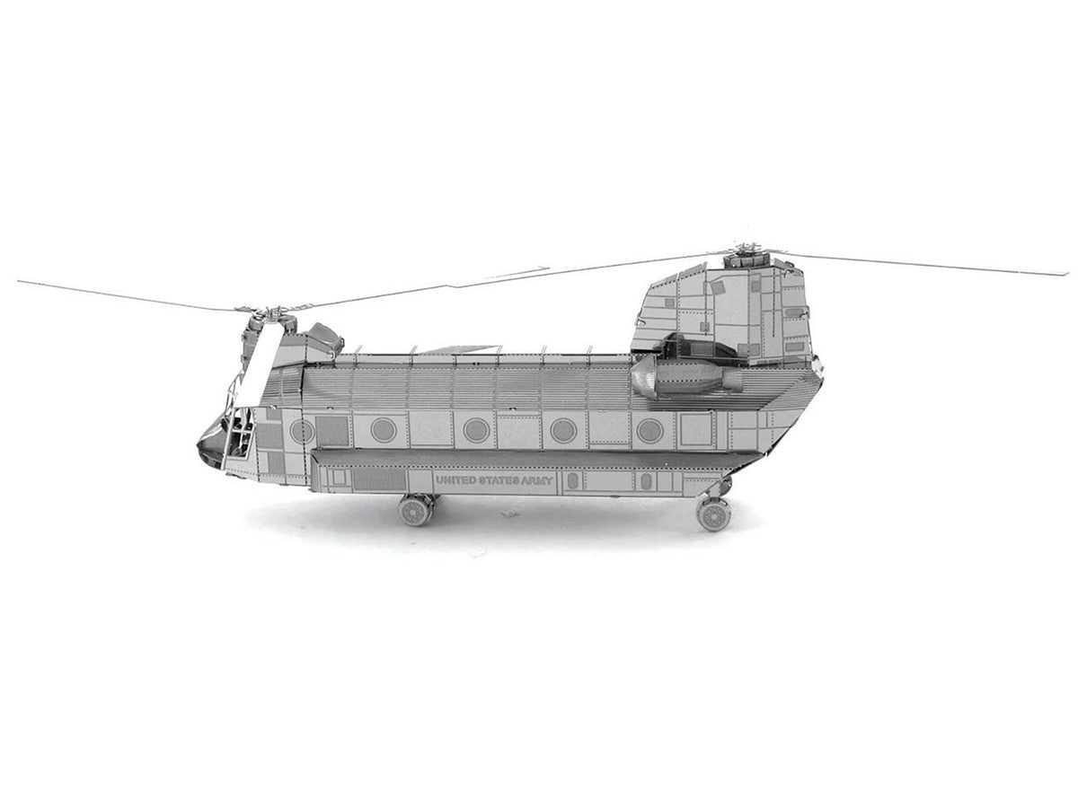 Model Kit Boeing CH-47 Chinook Transport Helicopter (Moderate Difficulty) Steel Model by Metal Earth-1