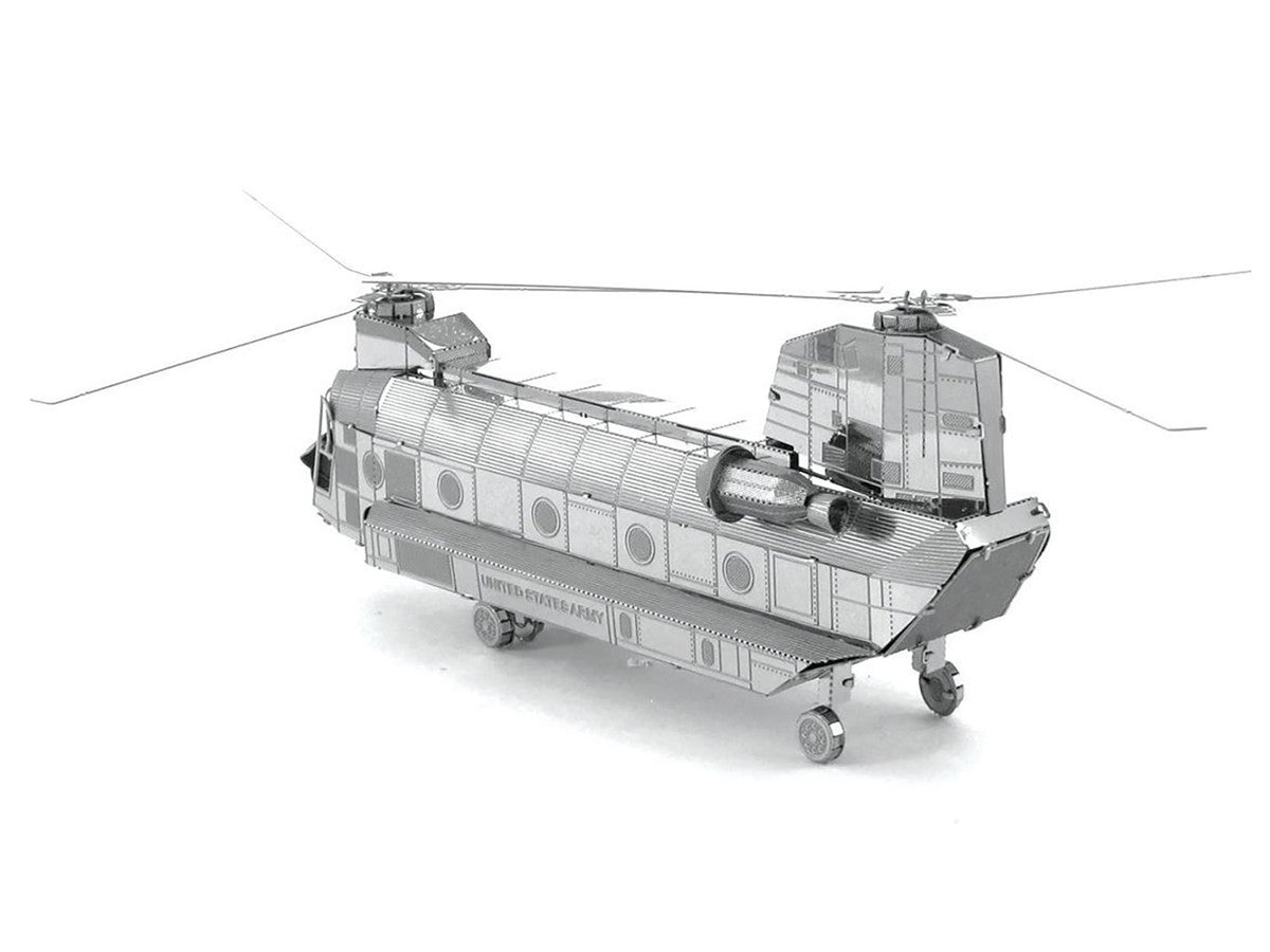Model Kit Boeing CH-47 Chinook Transport Helicopter (Moderate Difficulty) Steel Model by Metal Earth-2
