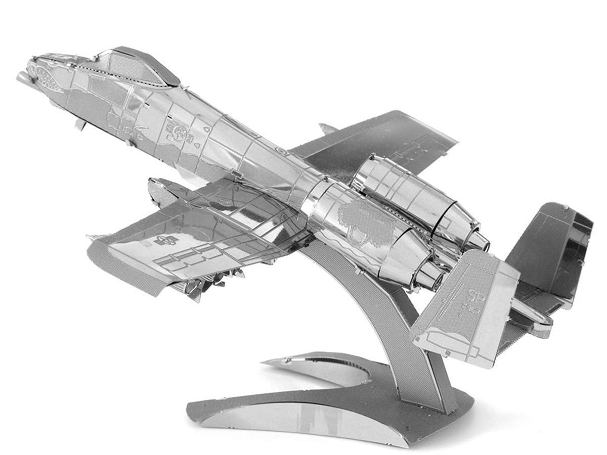 Model Kit Fairchild Republic A-10 Thunderbolt II "Warthog" Attack Aircraft (Moderate Difficulty) Steel Model by Metal Earth-2